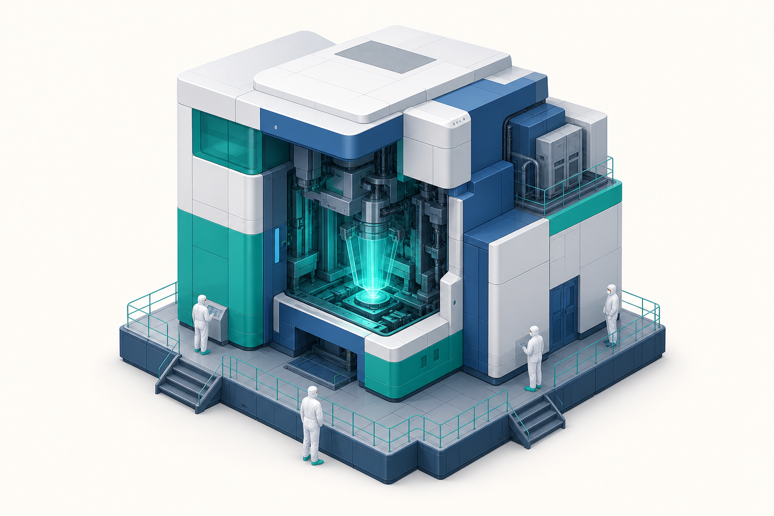 微影機台與 ASML 的壟斷 概念示意插圖